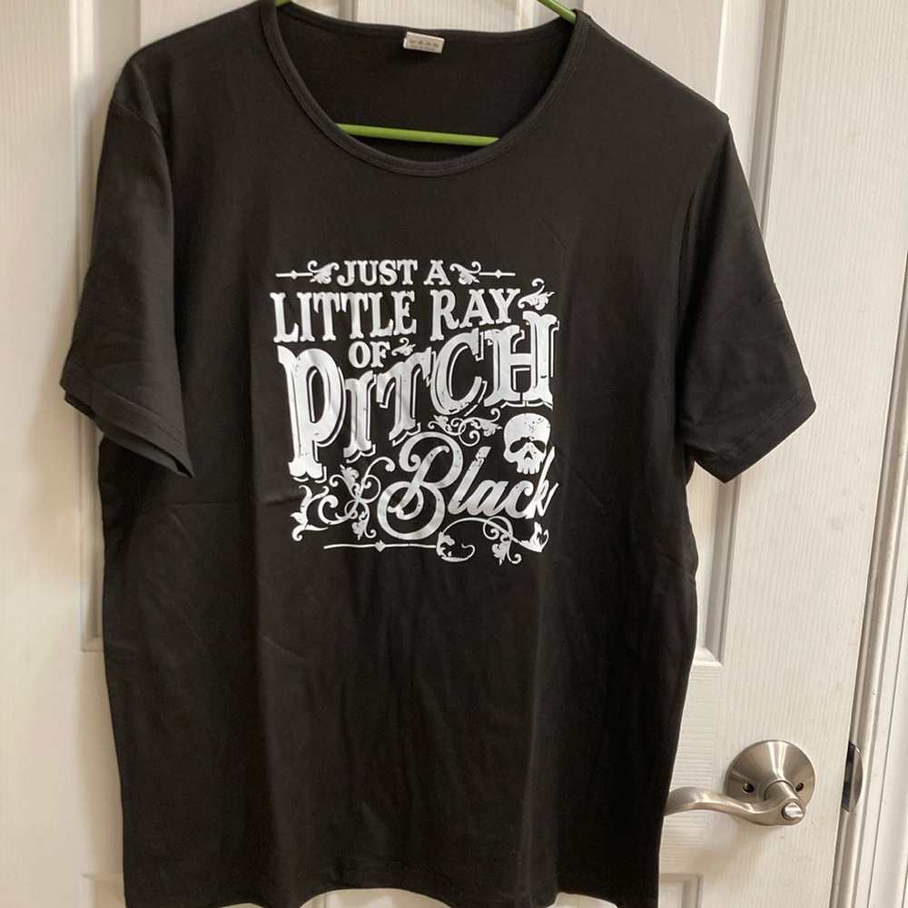 Just a Little Ray of Pitch Black t-shirt shirt goth gothic
